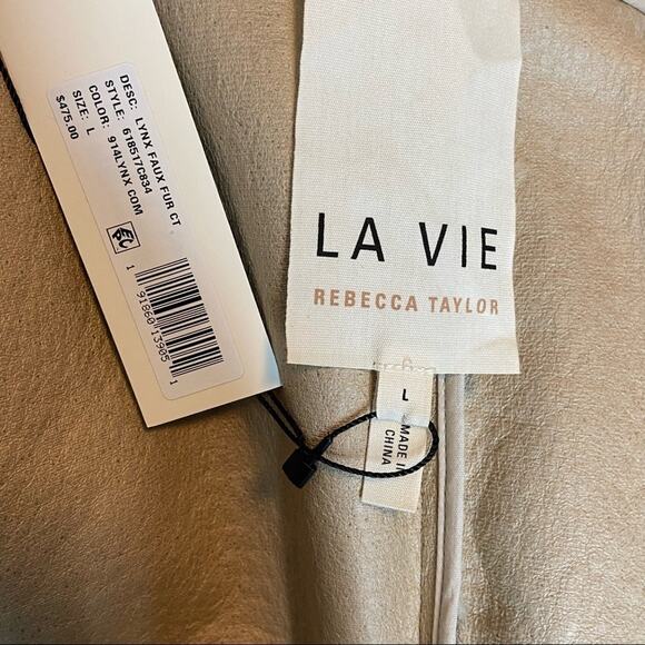 La vie Rebecca Taylor Lynx faux fur large - Picture 6 of 7